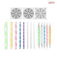 16pcs/set Mandala Dotting Tools Kit for Painting Rock Stone Pottery Rod Stencil dropshipping