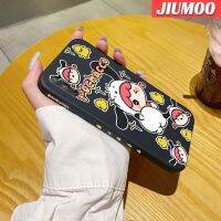 JIUMOO เคสสำหรับ Huawei Y8P P Smart S เคสโทรศัพท์ลายการ์ตูนน่ารักจตุรัส Pochacco ทรงสี่เหลี่ยมนุ่มขอบซิลิโคนน้ำเคสป้องกันกล้องเลนส์คลุมทั้งหมดกรอบเคสปกหลังนุ่ม