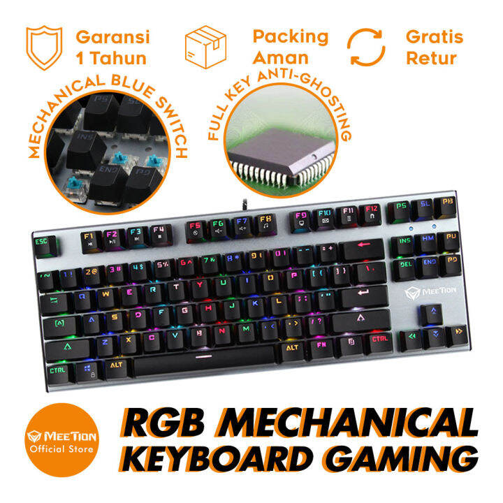 Keyboard Mechanical Murah Warna RGB Shopee - Featured Image