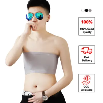 Chest Binder Cosplay Wrap Chest Band Strapless Sports Bra For Women