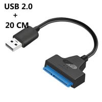 Usb 3.0เป็น Sata322pin สายเคเบิลฮาร์ดดิสก์แปลง5อะแดปเตอร์ Gbps Usb อะแดปเตอร์สำหรับ2.5นิ้ว Ssd ฮาร์ดดิสก์ Hdd Sata ตัวแปลงสายเคเบิลอะแดปเตอร์