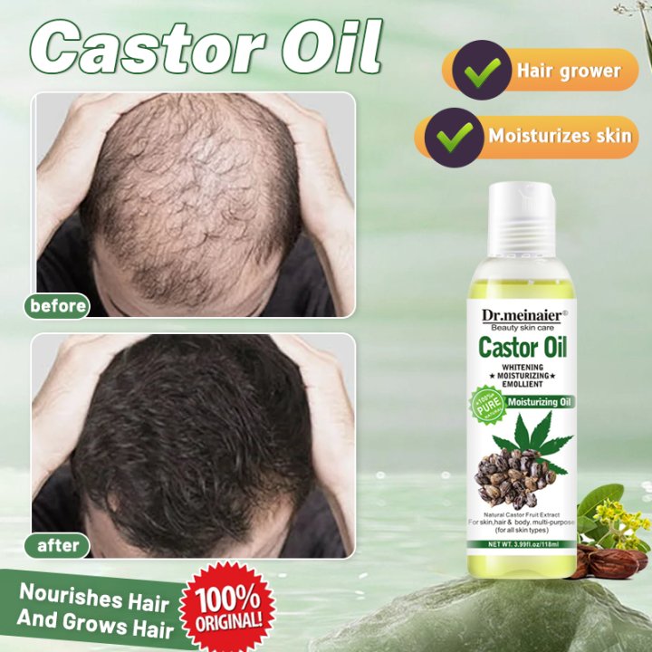 castor oil pure organic hair grower for men original minoxidil hair