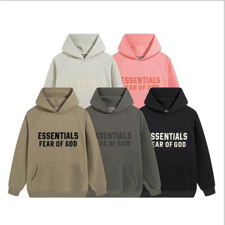 fog essentials fleece hoodie