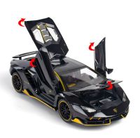 JHTJHNDTGFJHND 1:24ปอร์เช่ Lamborghini LP770ล้อแม็กรถยนต์รุ่นโลหะยานพาหนะ D Iecasts คอลเลกชันที่มีเครื่องยนต์เสียงและแสงของขวัญสำหรับเด็ก