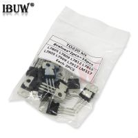 ✻ 16PCS 7805 7809 7812 7815 7905 7909 LM317 L7912 diygba LM317T TO-220 Transistor Assortment Kit Voltage Regulator 8valuex2PCS