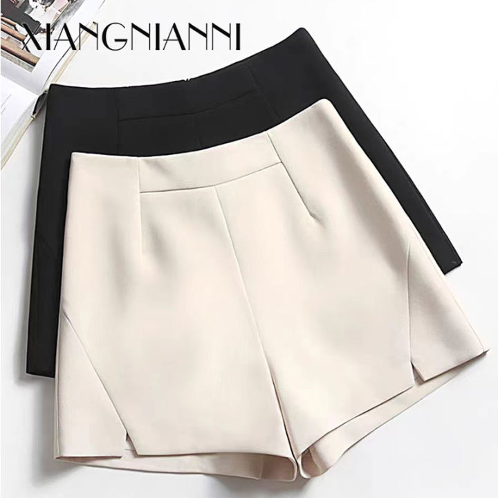 xiang-nian-ni-กางขาสั้นหญิง-กางเกง-ผญ-ขาสั้น-กางเกงขาสั้นเอวสูง-กางเกงสามส่วน-ญ-กางเกงขาสั้นสีขาว-กางเกงขาสั้นเก็บพุง-กางเกงขาสั้น-ผญ