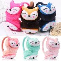 1PC Cute Cartoon Fox Winter Warm Earmuffs Plush Thick Soft Adjustable Ear Cover Ear Protection Warmth Ear Muffs For Aldult Kids