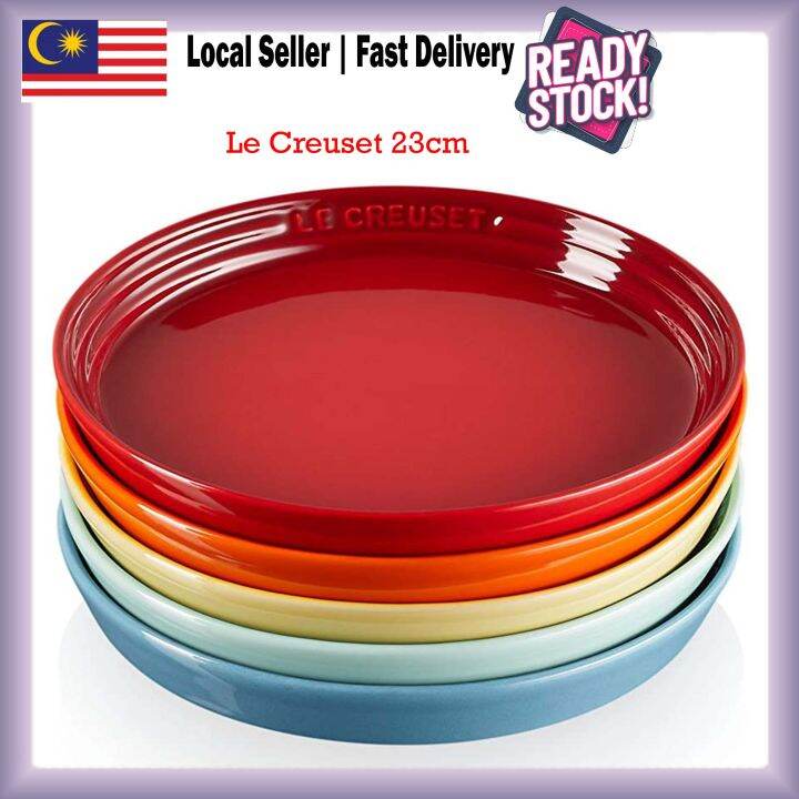 Le Creuset Colourful Plate 23cm Le Creuset Plate Lazada