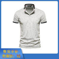 ลดล้างสต๊อกราคาถูก ！！ ผ้าฝ้าย AliExpress ข้ามพรมแดน POLO เสื้อพิมพ์ลายแขนสั้นอินเทรนด์ T เสื้อการค้าต่างประเทศ