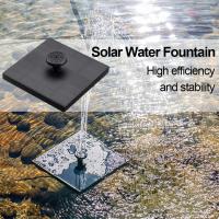 1.4W Solar Powered Fountain Multiple Spray Patterns Solar Floating Fountain Pump Solar Powered Fountain Pump For Birdbath/Pond