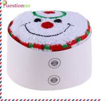 {Questionno} คัพเค้กผ้าฝ้ายผ้าขนหนูซานตาคลอส/ต้นคริสต์มาส Snowman ของขวัญคริสต์มาส30x30cm