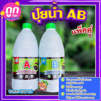 ปุ๋ยน้ำ AB ? สำหรับปลูกไฮโดรโปนิกส์ ปุ๋ยผัก ปุ๋ยผักไฮโดร ( แพ็คคู่ ) ขวดละ 500 CC?