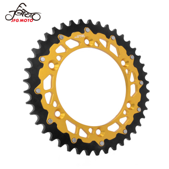 Jfgmoto 47t xe máy thép nhôm rear sprocket đối với suzuki drz250 drz400 - ảnh sản phẩm 3