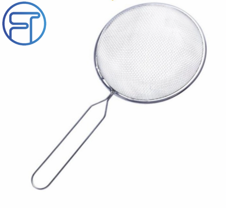 FTStainless Strainer Oil Colander Sieve Scoop Stainless Steel Wire