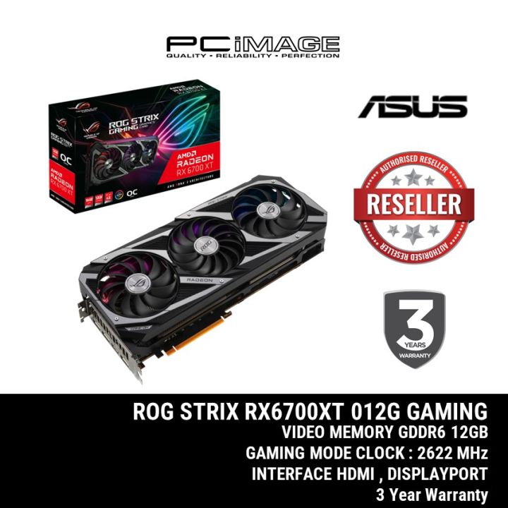 ASUS ROG Strix Radeon™ RX 6700 XT OC Edition 12GB GDDR6 GRAPHIC