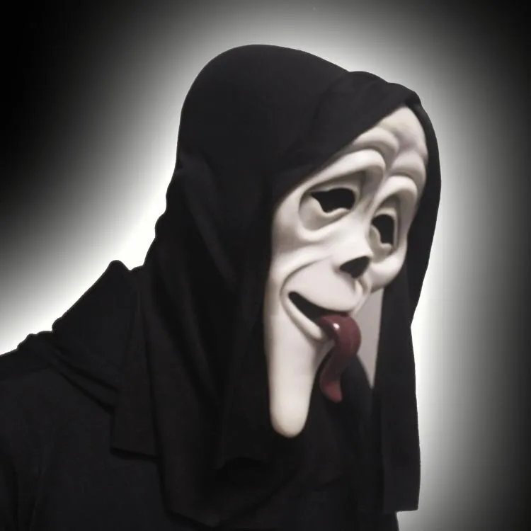 Scream Mask Movie Horror Scream Face Ghost House Mask Cosplay Scary Killer  Evil Demon EVA Half Face Masks Halloween Costume Prop - AliExpress