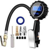 Digital Tire Inflator Pressure Gauge Air Compressor Pump Quick Connect Coupler For Car Truck Motorcycle