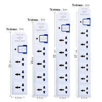 รางปลั๊กไฟแบบใช้สายไฟฟ้ากระแสสลับหลายตัว 3 4 5 6 เต้ารับสายไฟต่อ 10A 250V 2000W✒