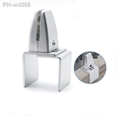 1PC Aluminium Alloy Screen Clip Adjustable Glass Clamps Clapboard Base Fixing Brackets for Office Desktop Home Hardware Fastener