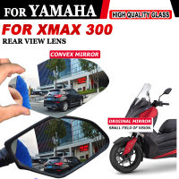 Untuk ยามาฮ่า Xmax300 XMAX 300 Aksesori Motosikal กระจกนูน Meningkatkan Cermin Spion มุมมองกระจกด้านข้าง