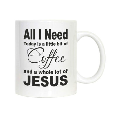 Jesus Coffee Mugs Travel Creactive Funny Ceramic Mug Porcelain Drink Water Milk Beer Tea Cups
