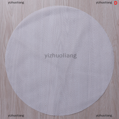 yizhuoliang รอบไม่ติดซิลิโคนตาข่ายผ้าอบซับนึ่งแผ่นเกี๊ยวขนมปังเสื่อ