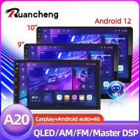 เครื่องเล่น Android12 GPS วิทยุติดรถยนต์2 Din 7 9 10 2Din 8 Core Carplay 8G + 256G 4G สำหรับ Volkswagen Nundai Hyissan