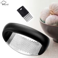 ✈✶✠ 1Pc Garlic Press Household Stainless Manual Garlic Press Device Kitchen Press Squeezer Ginger Garlic Tools Kitchen Accessories