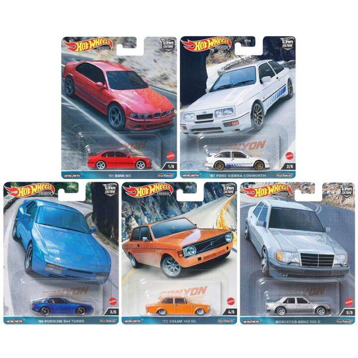 2023 Hot Wheels Premium Car Culture Canyon Warriors BMW M5 Mercedes ...