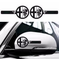 2PCS สำหรับ ALFA ROMEO Custom Wing Mirror Body Decals สติกเกอร์ MiTo Giulietta Giulia 147 156