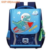 【LZ】✒☼✇  Cute Dinosaur Primary School Backpack para crianças Sacos escolares dos desenhos animados para crianças Sac A Dos Pack Boys Satchels 1 Grade