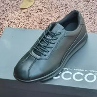 Original Ecco outdoors Casual Flat Shoes Genuine leather womens shoes AY665025