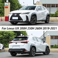 กันชนแผงด้านข้างสำหรับ Lexus UX 200H 250H 260H 2019 2021 2020รถยนต์ด้านข้างตัดประตู ABS โครเมียม/คาร์บอนแถบไฟเบอร์ปั้นกระแส