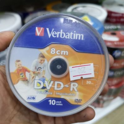 Mini DVD- R Verbatim​ 8CM 1.4GB. 4Xspeed