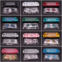 สำหรับ PSP3000เคสแบบเปลือกหอยมีปุ่มสำหรับโซนี่ PSP 3000ตัวควบคุมเกมคอนโซลส่วนคลุมทั้งหมดชุดซ่อม