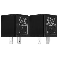 2PC 12V 3Pin Car Flasher Relay CF13 JL-02 Fix LED Light Turn Signal Indicator Hyper Flash