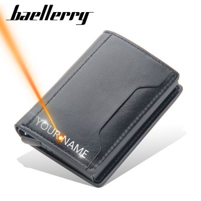【CW】☑✖  2023 Rfid Men Card Wallets Name Small Carbon Wallet Qaulity Male Purses