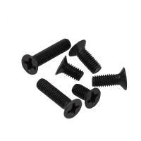 [Haotao Hardware] 1000 2000ชิ้น/ล็อต Flat Head Screws สกรู M1 M1.2 M1.4 M1.6 M1.7x3สกรูนิกเกิลนิกเกิลชุบ KM สกรู DIN965