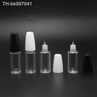 ☼  1/5/10pcs 10ml Refillable Bottle Needle Tip Dropper Bottle Transparent Plastic Small Needle Bottle Essential Oil Sub-Bottling