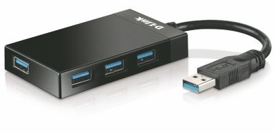 (ประกันLT) D-link 4-Port Super Speed USB 3.0 Hub DUB-1341[Kit IT]
