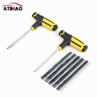 Car Tire Repair Tools Tire Repair Kit Rivet Tool Set Car Bicycle Tubeless Tire Puncture Plug Garage Auto Parts