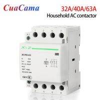 3NO 1NC 2NO 2NC 50/60HZ 220V/230V 32A/40A/63A คอนแทค Ac Modular Rail 4P 1ชิ้น