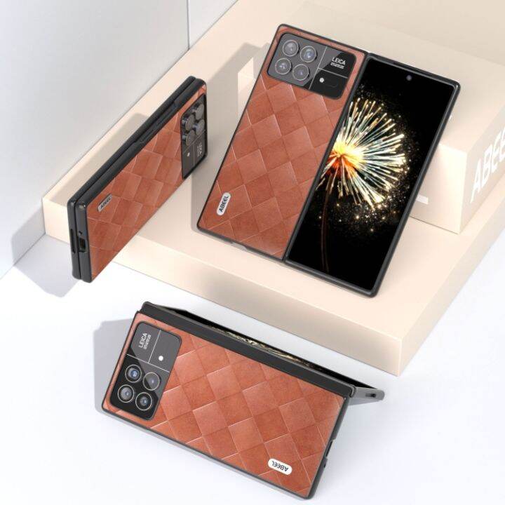 เคสสำหรับ-xiaomi-โทรศัพท์ลายสก็อตพับ3พับได้5เอเคอร์