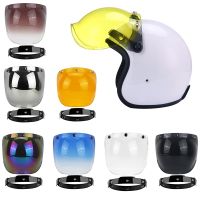 【CW】 Motorcycle helmet sun 3sanp motorcycle lens bubble visor retro windshield 13 colors