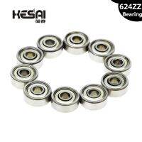 10PCS Double Shielded Miniature GCR15 Steel Single Row 624ZZ ABEC 5 Deep Groove Ball Bearing 4x13x5 4x13x5 mm 624 ZZ