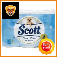 กระดาษชำระ SCOTT CLEAN CARE BABY POWDER แพ็ค6TOILET TISSUE SCOTT CLEAN CARE BABY POWDER PACK 6 **สอบถามเพิ่มเติมได้จ้า**