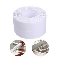 Waterproof Bath Sealing Tape Bathroom Shower Sink Bath Sealing Strip White PVC Self Adhesive Tape Wall Stickers for Kitchen Adhesives Tape