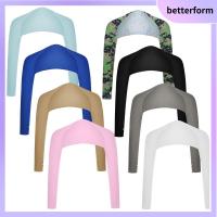 BETTERFORM ผ้าคลุมไหล่กอล์ฟ ตกปลา รูนิ้ว ปลอกแขนปั่นจักรยาน ผ้าไหมน้ำแข็ง ถุงมือกีฬา ปลอกแขนกันแดด ป้องกันรังสียูวีจากแสงแดด ผู้หญิงผ้าคลุมไหล่แขนแขน