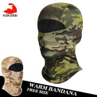 【CW】 KoKossi Warm Fleece Camouflage Hat Cold resistant Windproof Motorcycle Cycling Ski Face Soft Headgear