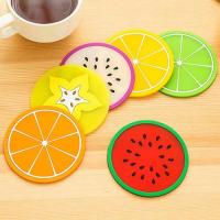 XIAO TUO Kitchen Bkความเจลลี่สี Coasters สร้างสรรค์ฉนวน